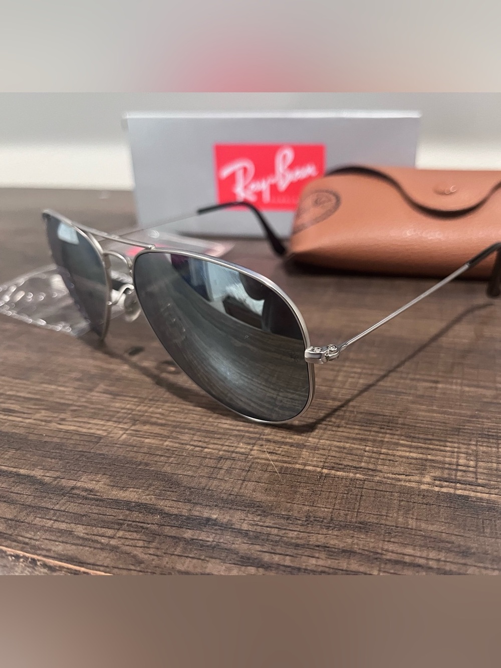 Ray-Ban luxottica ray-ban aviator RB3026 frame mirror polarized sunglasses shade - Picture 4 of 10